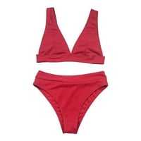 Yubnlvae Women Bandeau zavoj Bikini set Push up Brazilski kupaći kostimi za cipele na plažu kupaći kostim