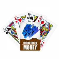 Muzika Plava pozadinaUTet ilustracija poker igračke kartice smiješna ručna igra