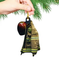 Domaći dekor Personalizirani vatrogasni ukras ukrašavanja Diy Božićni privjesak Božić A
