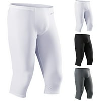 Muški ledeni svileni rub dugi noga bokserskih kratki džepovi Sportske kratke hlače Prozračno bijelo