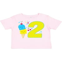 Inktastični sladoled Drugi rođendan plavi poklon malih dječaka ili majica za djecu Toddler