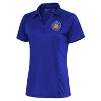 Ženski antigua Royal Amarillo Sod Pudles Tribute Polo