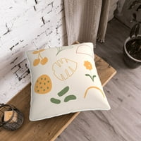 Velvet Dekorativni jastuk za bacanje na poklopci 2, mekog kvadratnog jastuka s nevidljivim patentnim