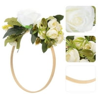 Frcolor Hoop buket umjetni cvijet viseći obruče Garland Wedding Bridesmaid Buquet