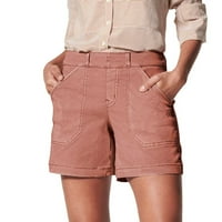 OcivieR ženske kratke hlače Redovito odijelo Pješačke gaćice sa džepom Ljetne casual sportske kratke hlače Ženske vježbe kratke hlače sa džepovima