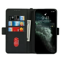 Mantto iPhone Pro MA futrola, PU premium kožne reljefne novčanike novčani slotovi magnetski flip iPhoot