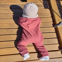 Coduop Baby Boys Girls HOUDSUIT HOODIE ROMPER patentni zatvarač dugih rukava jedna odjeća topla odjeća