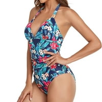 Jedan kupaći kostim za žene jednodijelni čvrsti kupaći kostimi Tržni kowimwer Tankini Beachwebrowress