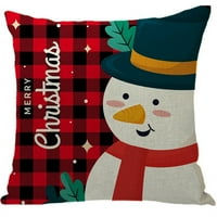 Izvrsni sretan božićni jastuk Izvrsni tisak Xmas Case Savršen za zabavu Kućni ukras 45x A06
