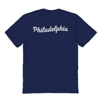 Philadelphia grafički majica kraljevske muške pamučne majice