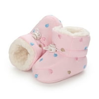 Noterobar bebe zimske čizme dojenčadi neklizaju toplim cipelama cipela Prvi šetači 0-18m
