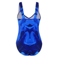 DMQupv podstavljeni bikini kupaćim kosinicom SLING Slim Bikini kupaći kostimi Žene Dame Print kupaći kostimi Donje rublje Plava Velika