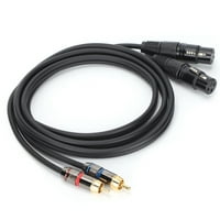 Dual XLR žensko do dvostrukog kabla XLR žensko za kablovsku stereo audio priključak Mic kabel dvostruki