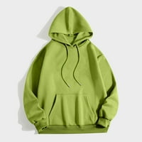 Oieyuz Hoodies za žene Slatka kap za crtanje ramena Ležerne dukseve sa džepom