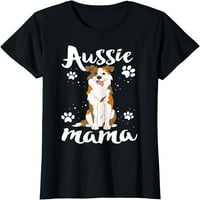Majica mame za žene za žene Australian Shepherd Aussie mama majica