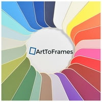ArttoFrames 19x19 Mountain Grey Custom Mat za okvir za slike sa otvorom za 15x15 fotografije. Samo mat, okvir nije uključen