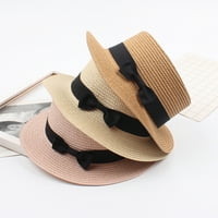 PXIAKGY kape za žene Dječje djevojke dječake Ljeto Fedora Straw Hat Wide Wide Disketa Beach Sun Cap