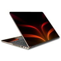 Klipne naljepnice za HP spektar 15t laptop vinil zamotavanje crvene narančaste sažetak