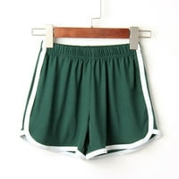 Stamzod Workhout Hotcsa ženske modne pune boje casual širokog nogu ruffle Loose High Shars Hlače hlače zelene s