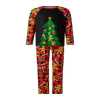 Božićne pidžame za obiteljski božićni PJS Usklađivanje setova za odrasle djece Dječje parove Porodične