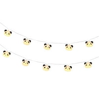 Set Creative Panda String String svjetla ukrasne žice LED svjetiljke