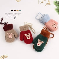 Multitrast baby rukavice Toddler Božićni crtani ELK uzorci Zimske rukavice