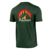 Polaris Muški grafički logo Majica Theee Mekani komforna mješavina Šumska zelena XX-velika 283308712