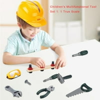 Julam Kids Set za popravak alata Pretend Play Construction Tool Radionica Kit DIY Playset za djecu za mališane
