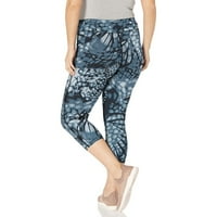 Tking modne ženske hlače dame modne casual sportske hlače tiskane plus veličine joga 7-točke hlače za