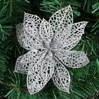 Farfi Glitter Hollow ArtIficial Christrod cvjetni ukras Xmas Tree Garland Decor