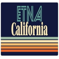 Etna California Vinyl naljepnica za naljepnicu Retro dizajn