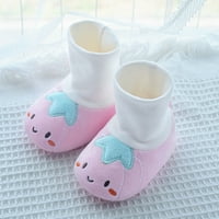 Ketyyh-Chn Baby Winter Boots Vodootporni zimski sniježni čizme kratke cipele za gležnjeve ružičaste,