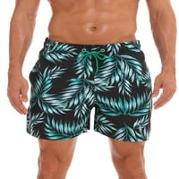 Abtel Muške kupaći kostim džepove Pločašci Havajske plaže Hlače Men Comfy Seaside Plivanje odijelo Plave