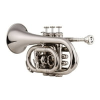 Walmeck Pocket Trumpet bb ravna mesingani materijal vjetrovitni instrument sa rukavima za usnu za čišćenje tkanine