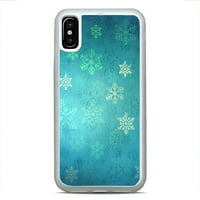Božićni snijeg Flake Snjeguljica MAN Telefon Bijela futrola Tanak udarca otporna na udarce Custom Custom poklopca za iPhone 11