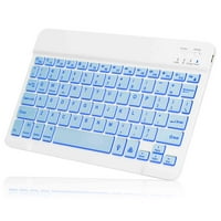 U lagana ergonomska tastatura sa pozadinom RGB svjetla, višestruki uređaj tanak punjiva tipkovnica Bluetooth