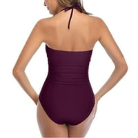 Vedolay Wemens Plus size kupaći kostim Ženski kupaći kostim za kupaći kostim Cros Cross Bath, Crveni