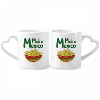 Meksiko kukuruznu hranu za užinu meksički par porculanski krig set CERAC ljubavni čaša srce