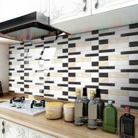 Relanfenk Zidni dekor ljepljive zidne pločice naljepnice za kuhinju 2D kupaonica samoljepljiva naljepnica