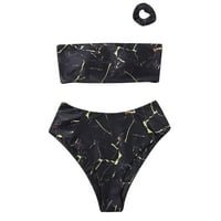 Ženski kupaći kostimi jedan visoko kontrastni gradijent Split bikini za žene za kupalište