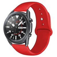 Yuiyuka remen za Samsung Galaxy Watch Pro Gear S3 S silikonska narukvica Band Galaxy Watch Classic Huawei Watch GT 2 2E Pro Active - Crvena