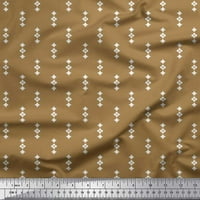Soimoi viskoza šifonske tkanine Geometrijski mali motif kosilice za mahune otiske sa dvorištem široko