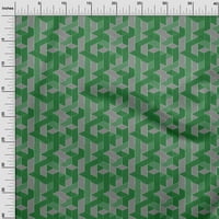 Onuponski viskozni dres zelene tkanine Moire tkanina za šivanje tiskane plovidbene tkanine sa dvorištem