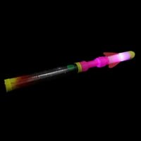 Dječja raketna bacač raketni prostor raketa smiješna igrač za lansiranje sa svjetlom