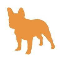Francuski buldog naljepnica naljepnica Die Cut - samoljepljivi vinil - otporan na vremenske uvjete - izrađene u SAD-u - mnogo boja i veličina - pasji pas frenchie
