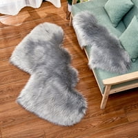 Poklopac za pokrivač vune imitacije ovčjeg prostirki Nosionice Shaggy tepih prostirke kraj kreveta