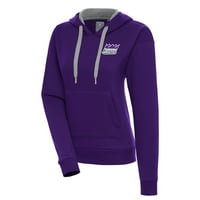 Ženska antigua ljubičasta Stockton Kings Victory Pulover Hoodie