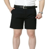 Avamo Men Casual patentne patkene s kratkim hlačama High Shaist Classic Fit Plaže Kratke hlače Muške ravne noge Mini pantalone za odmor