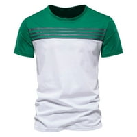 Majica Muškarci vrat T Summer Majica kratkih rukava Casual 3D muški top digitalni okrugli modni tisak Muških majica
