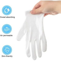 12pairs bijele pamučne rukavice za vrtlarstvo, suhe ruke, tkanine, obloge J8K8